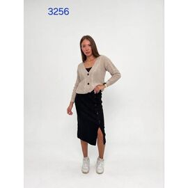 Спідниця жіноча 3256 black р.44-50 "FSN" недорого оптом від прямого постачальника