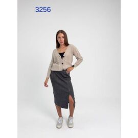Спідниця жіноча 3256 d.grey р.44-50 "FSN" недорого оптом від прямого постачальника