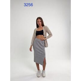 Спідниця жіноча 3256 l.grey р.44-50 "FSN" недорого оптом від прямого постачальника