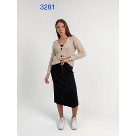Спідниця жіноча 3281 black р.44-50 "FSN" недорого оптом від прямого постачальника