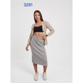 Спідниця жіноча 3281 l.grey р.44-50 "FSN" недорого оптом від прямого постачальника