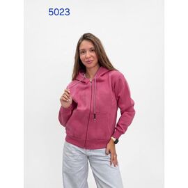 Кофта спортивна жіноча тепла 5023 pink р.42-48 "FSN" недорого оптом від прямого постачальника