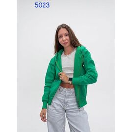 Кофта спортивна жіноча тепла 5023-1 green р.42-48 "FSN" недорого оптом від прямого постачальника