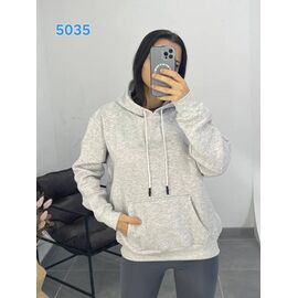 Худі жіноче 5035 l.grey р.52-58 "FSN" недорого оптом від прямого постачальника