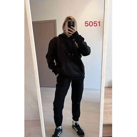 Костюм спортивний жіночий 5051 black р.46-52 "FSN" недорого оптом від прямого постачальника