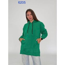 Худі жіноче 6205 green р.50-56 "FSN" недорого оптом від прямого постачальника