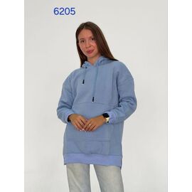 Худі жіноче 6205 l.blue р.50-56 "FSN" недорого оптом від прямого постачальника