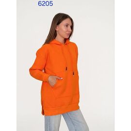 Худі жіноче 6205 orange р.50-56 "FSN" недорого оптом від прямого постачальника