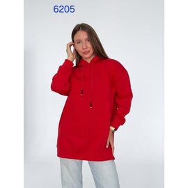 Худі жіноче 6205 red р.50-56 "FSN" недорого оптом від прямого постачальника