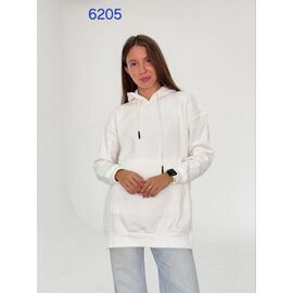 Худі жіноче 6205 white р.50-56 "FSN" недорого оптом від прямого постачальника