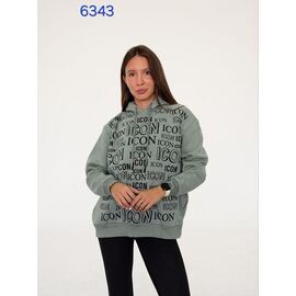 Батник жіночий теплий 6343 mint р.42-50 "FSN" недорого оптом від прямого постачальника