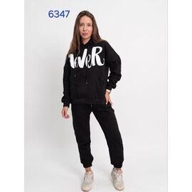 Костюм спортивний жіночий 6347 black р.M-L "FSN" недорого оптом від прямого постачальника