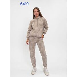 Костюм спортивний жіночий 6419 beige р.44-50 "FSN" недорого оптом від прямого постачальника