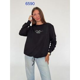 Светр жіночий 6590 black р.48-54 "FSN" недорого оптом від прямого постачальника