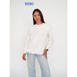 Светр жіночий 6590 white р.48-54 "FSN" недорого оптом від прямого постачальника