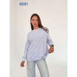 Светр жіночий 6591 grey р.48-54 "FSN" недорого оптом від прямого постачальника