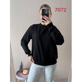 Светр жіночий 7072 black р.46-52 "FSN" недорого оптом від прямого постачальника
