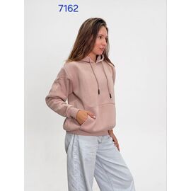 Худі жіноче 7162 beige р.M-L "FSN" недорого оптом від прямого постачальника