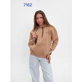 Худі жіноче 7162 d.beige р.M-L "FSN" недорого оптом від прямого постачальника