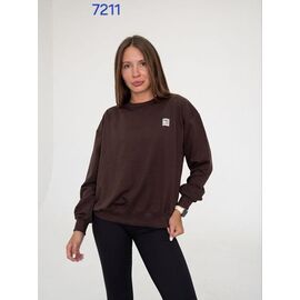 Светр жіночий 7211 brown р.46-52 "FSN" недорого оптом від прямого постачальника