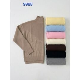 Светр жіночий 9988 brown р.42-52 "FSN" недорого оптом від прямого постачальника
