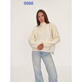 Светр жіночий 9988 l.beige р.42-52 "FSN" недорого оптом від прямого постачальника