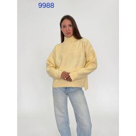 Светр жіночий 9988 yellow р.42-52 "FSN" недорого оптом від прямого постачальника