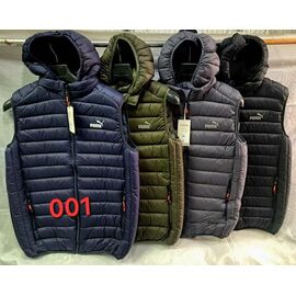 Фотография Жилетка мужская 001P black р.XL-5XL "PALMIRA" недорого оптом от прямого поставщика