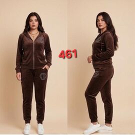 Костюм спортивний жіночий теплий 461 brown р.44-50 "PALMIRA" недорого оптом від прямого постачальника