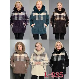 Фотография Куртка женская демисезонная L935 mix р.54-58 "PALMIRA" недорого оптом от прямого поставщика