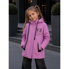 Куртка дитяча демісезонна на дівчинку 215 pink р.134-158 "Delfinka" недорого оптом від прямого постачальника
