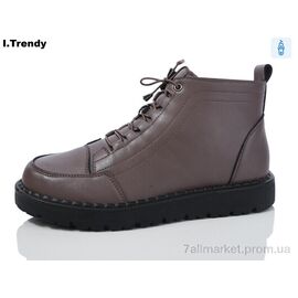 Черевики жіночі стильні Весна/осінь BK1062-21 (8 пар р.36-41) "Trendy" недорого оптом від прямого постачальника