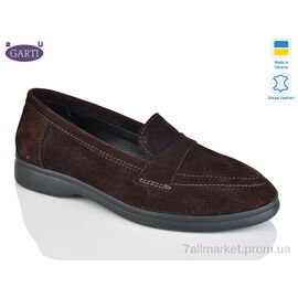Туфлі жіночі стильні Весна/осінь 401 корич з (6 пар р.36-40) "Garti" недорого оптом від прямого постачальника