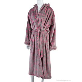 Фотография Халат женский Весна/осень X2 grey (3 шт. р.сетка XL-3XL) "Textile" недорого оптом от прямого поставщика