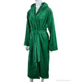 Фотография Халат женский Весна/осень X7 green (3 шт. р.сетка XL-3XL) "Textile" недорого оптом от прямого поставщика