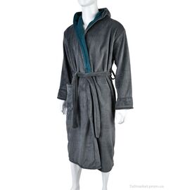 Фотография Халат женский Весна/осень MX14 grey (3 шт. р.сетка XL-3XL) "Textile" недорого оптом от прямого поставщика