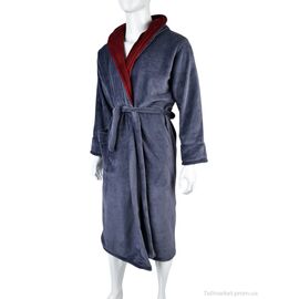 Фотография Халат женский Весна/осень MX15 grey (3 шт. р.сетка XL-3XL) "Textile" недорого оптом от прямого поставщика