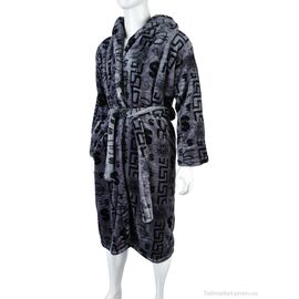 Фотография Халат женский Весна/осень MX24 grey (3 шт. р.сетка XL-3XL) "Textile" недорого оптом от прямого поставщика