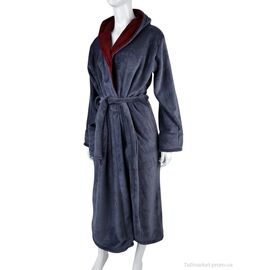 Фотография Халат женский Весна/осень ЖX15 grey (3 шт. р.сетка XL-3XL) "Textile" недорого оптом от прямого поставщика