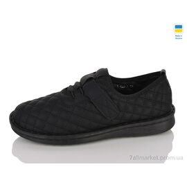 Фотография Туфли женские стильные Весна/осень 729-1 чорний (8 пар р.37-42) "Lot Shoes" недорого оптом от прямого поставщика
