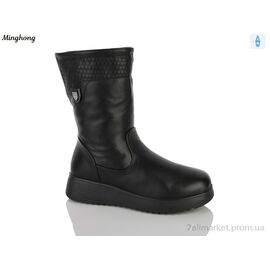 Фотография Сапоги женские удобные зима 350 (8 пар р.37-42) "Minghong" недорого оптом от прямого поставщика