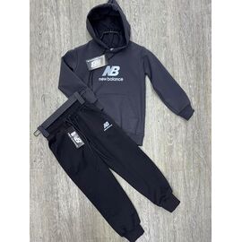 Костюм дитячий спортивний на хлопчика 223-1-94-1NB d.grey-black р.4-8 "MirWear kids" недорого оптом від прямого постачальника