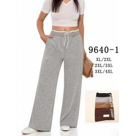 Штани спортивні жіночі 9640-1 mix р.XL-4XL "Hoan" недорого оптом від прямого постачальника