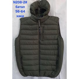 Фотография Жилетка мужская N208-2 khaki р.56-64 "Hoan" недорого оптом от прямого поставщика