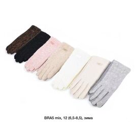 Фотография Перчатки утеплённые женские BRA5 mix р.6.5-8.5 "Descarrilado" недорого оптом от прямого поставщика
