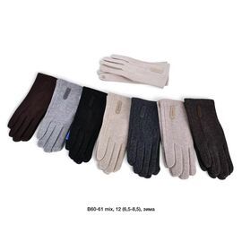 Фотография Перчатки утеплённые женские B60-61 mix р.6.5-8.5 "Descarrilado" недорого оптом от прямого поставщика