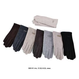 Фотография Перчатки утеплённые женские B60-91 mix р.6.5-8.5 "Descarrilado" недорого оптом от прямого поставщика