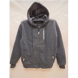 Фотография Кофта спортивная мужская 2362A grey р.M-3XL "ZERO" недорого оптом от прямого поставщика