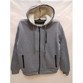 Фотография Кофта спортивная мужская B2352 grey р.3XL-7XL "ZERO" недорого оптом от прямого поставщика