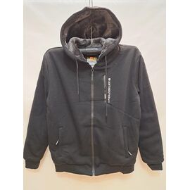 Фотография Кофта спортивная мужская B2361 black р.3XL-7XL "ZERO" недорого оптом от прямого поставщика